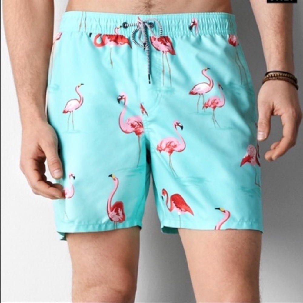 AEO SWIM WEAR- FLAMINGO PRINT